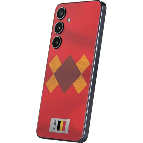 Belgium Soccer Flag Galaxy S25 Plus Skin